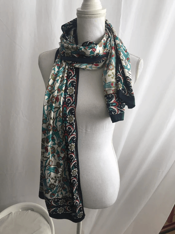 Vintage silk scarf from a local flea market