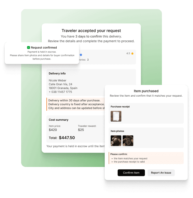 Getting items from abroad isn’t always simple.